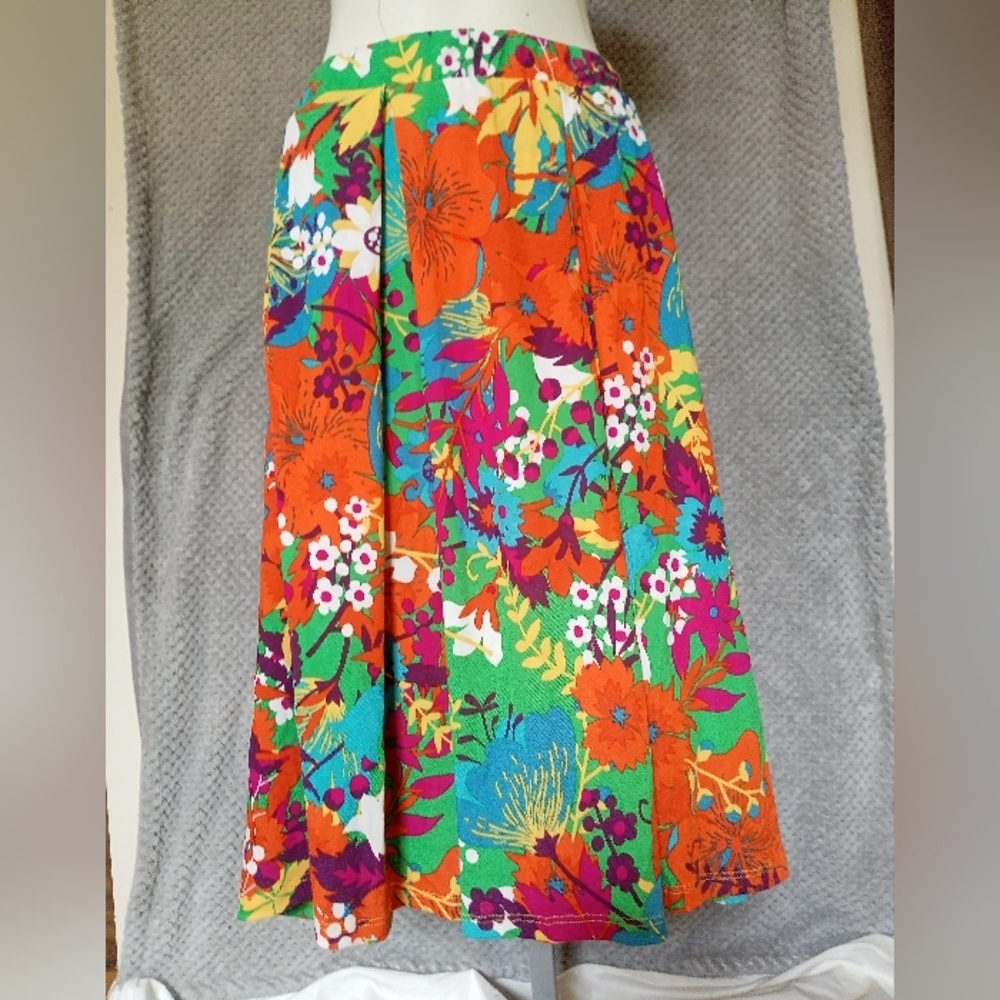 Floral LuLaRoe Madison Pocket Skirt